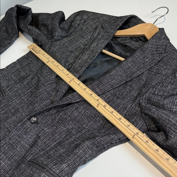 John Varvatos Charcoal Textured Blazer Size 34 - Picture 10 of 12